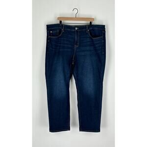 Torrid Perfect Boyfriend Ankle Vintage Stretch Denim Jean Size 24 Tall New